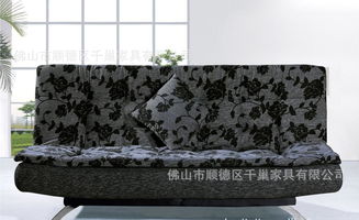 多功能布艺双人沙发 一物多用的折叠休闲单人沙发床价格与魅力